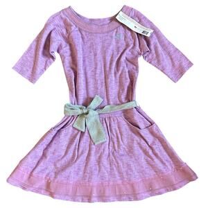 NWT Girls Size 14 American Girl Truly Me Matching Doll Lilac Tunic Dress